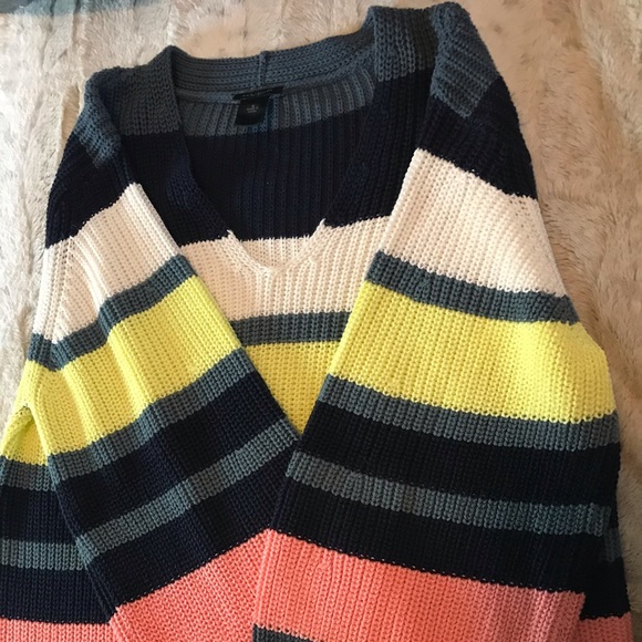 New Ann Taylor Colorful Striped Warm Sweater - S/M - Picture 12 of 16